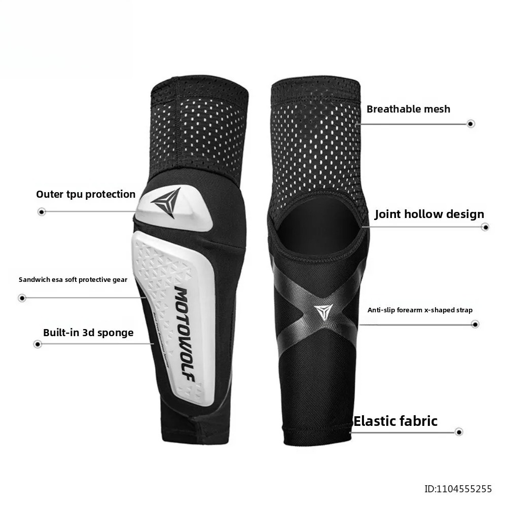 오토바이 팔꿈치 패드 통기성 탄성 모토크로스 팔꿈치 보 - Mountain Biking Elbow Pads 리뷰 및 가격