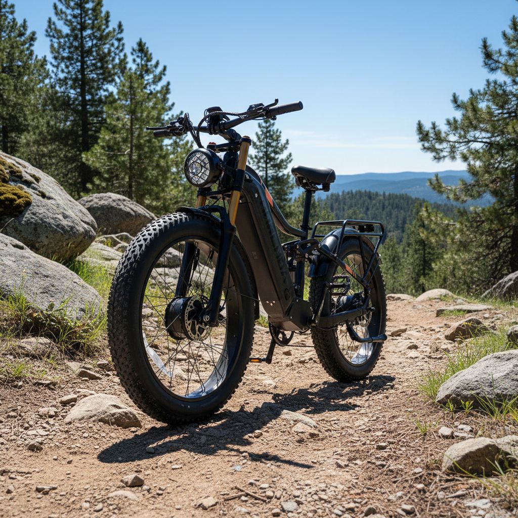 듀얼 모터 전기 산악자전거 26인치 스노우 타이어 충격 - Mountain Biking Europe 리뷰 및 가격
