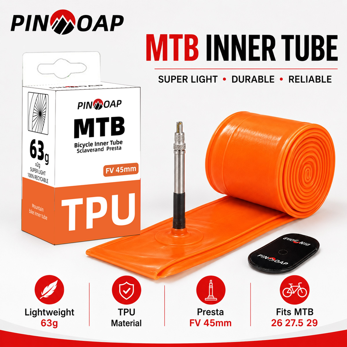 PINMOAP Mtb 이너 튜브 산악 자전거 자전거 타 - Mountain Biking Tube 리뷰 및 가격