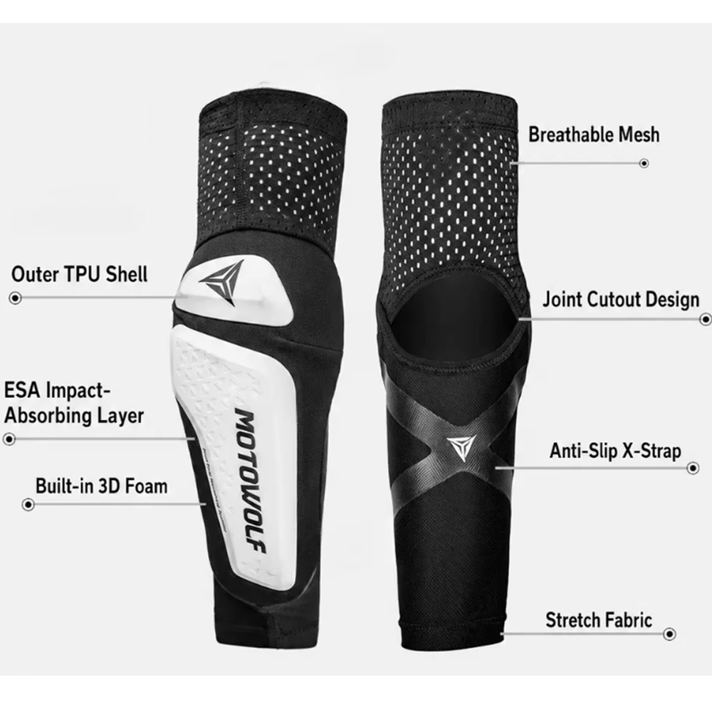 오토바이 팔꿈치 보호대 MTB 팔꿈치 가드 통기성 팔  - Mountain Biking Elbow Pads 리뷰 및 가격