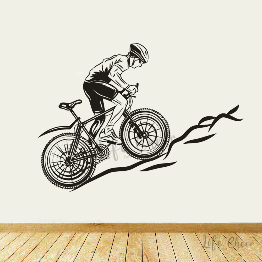 산악 사이클링 벽 스티커 자전거 경주 스포츠 비닐 아트 - Mountain Biking Europe 리뷰 및 가격